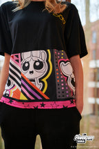 T-shirt oversize The future is worth the fight (6)