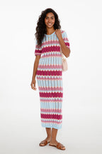 Sukienka crochet Retro Resort
