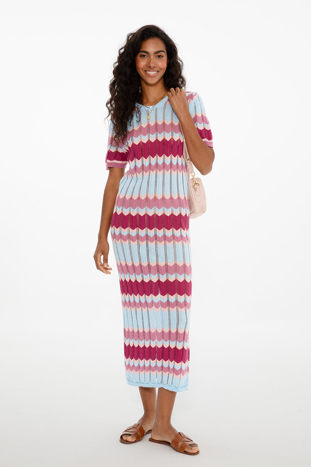 Sukienka crochet Retro Resort