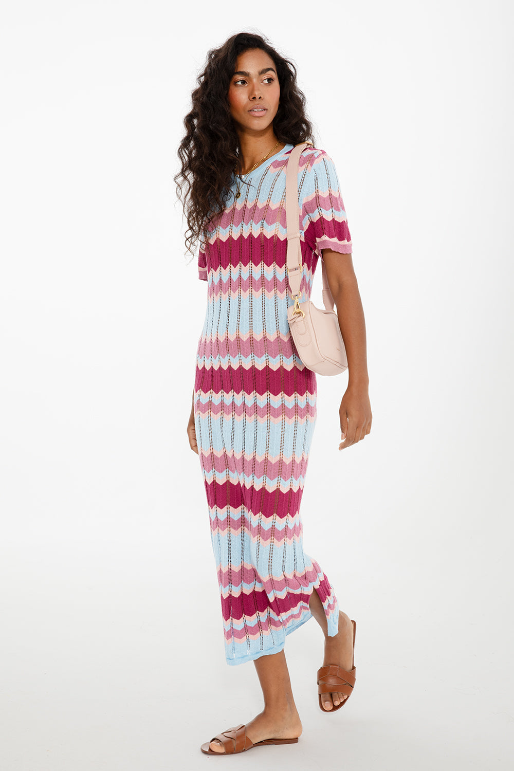 Sukienka crochet Retro Resort