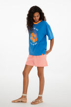T-shirt Orange Joy