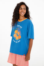 T-shirt Orange Joy