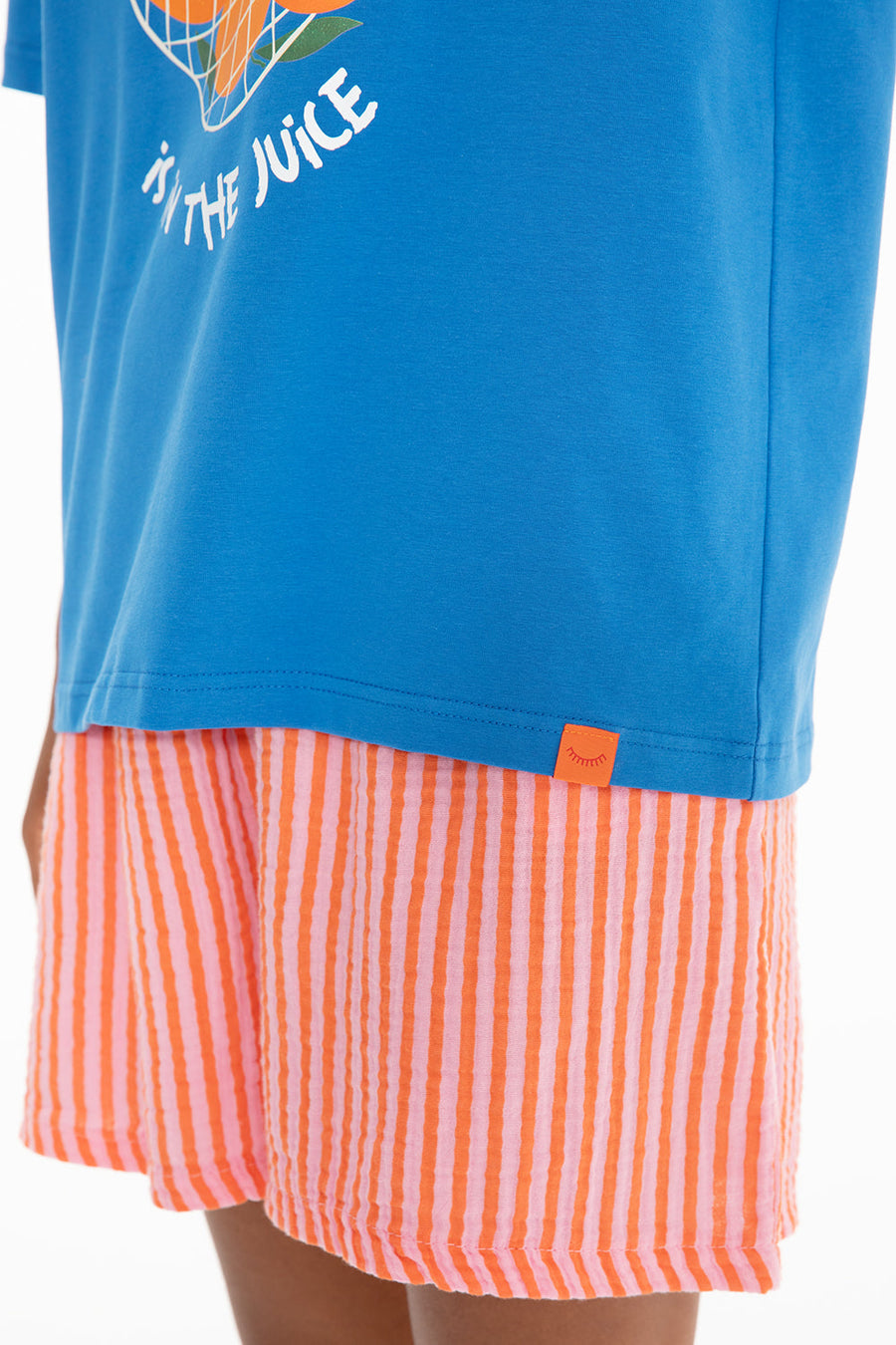 T-shirt Orange Joy