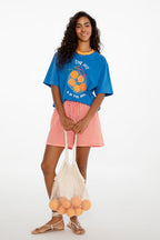 T-shirt Orange Joy