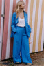 Marynarka z lnem Blue Margarita