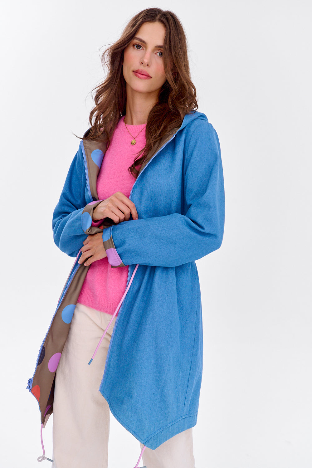 Parka dwustronna Moon Dots