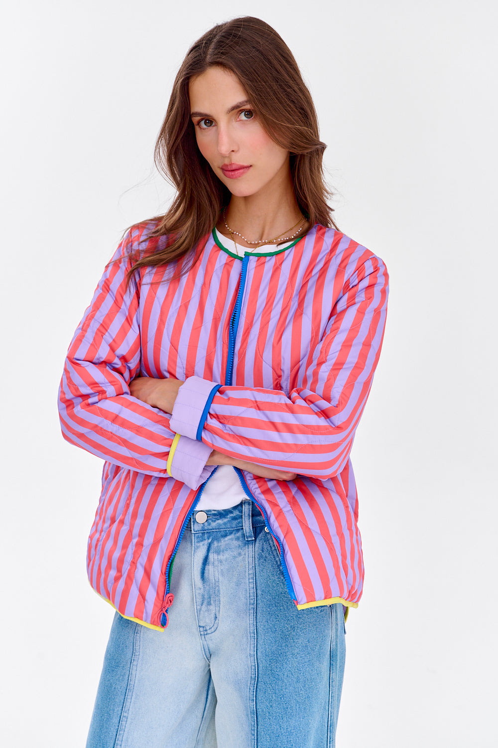 Kurtka dwustronna Poppy Lavender Dream