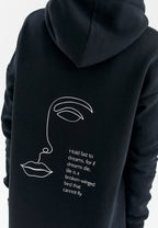 Longline Hoodie Hold Fast To Dreams