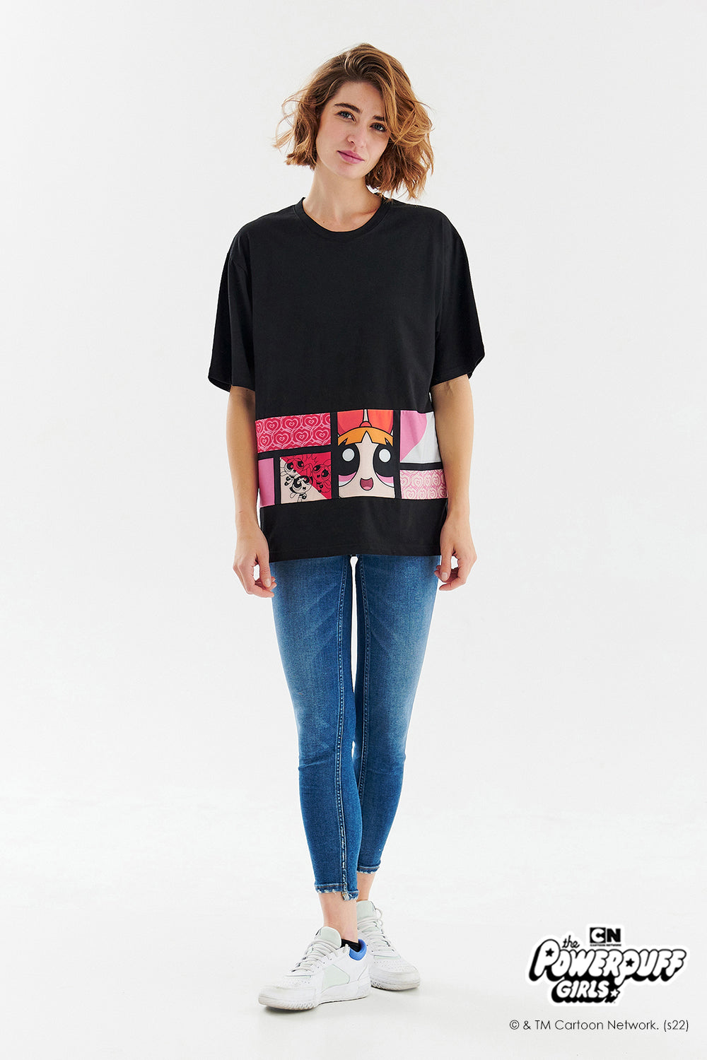 T-shirt Powerpuff Girls Black