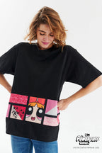 T-shirt Powerpuff Girls Black
