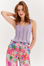 Top crochet Lavender Mirage