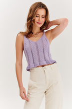 Top crochet Lavender Mirage