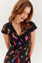 Sukienka dwustronna mini Chameleon Burning Love