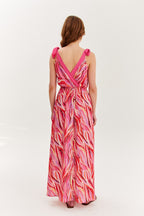 Sukienka maxi Coral Wave