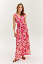 Sukienka maxi Coral Wave