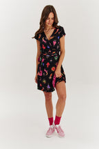 Sukienka dwustronna mini Chameleon Burning Love
