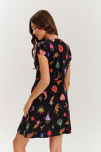 Sukienka dwustronna mini Chameleon Burning Love