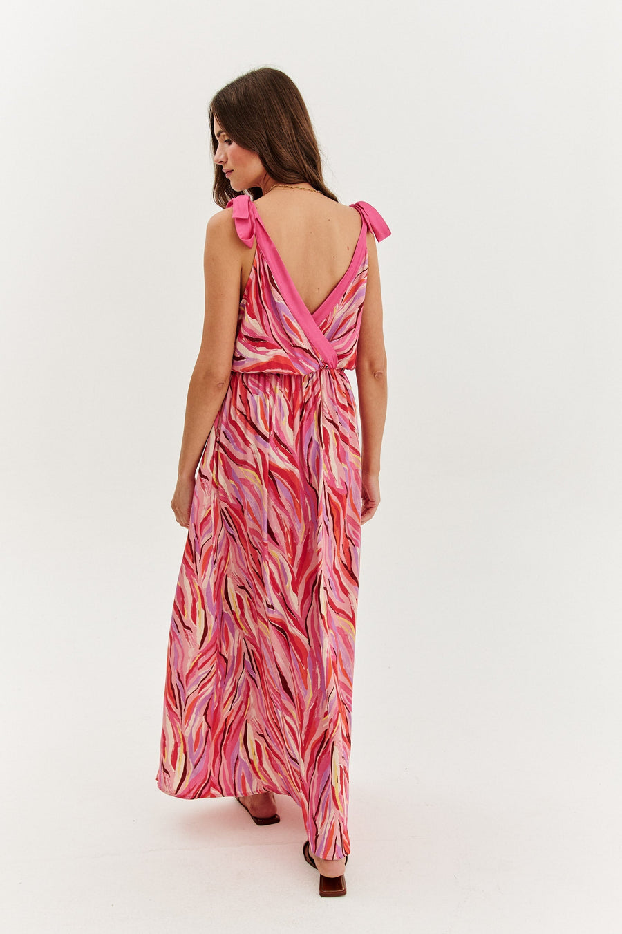 Sukienka maxi Coral Wave