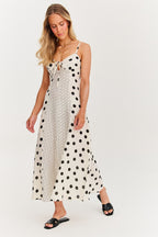 Sukienka maxi na ramiączkach Summer Dots