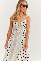 Sukienka maxi na ramiączkach Summer Dots