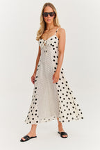 Sukienka maxi na ramiączkach Summer Dots