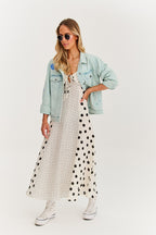 Sukienka maxi na ramiączkach Summer Dots