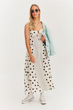 Sukienka maxi na ramiączkach Summer Dots