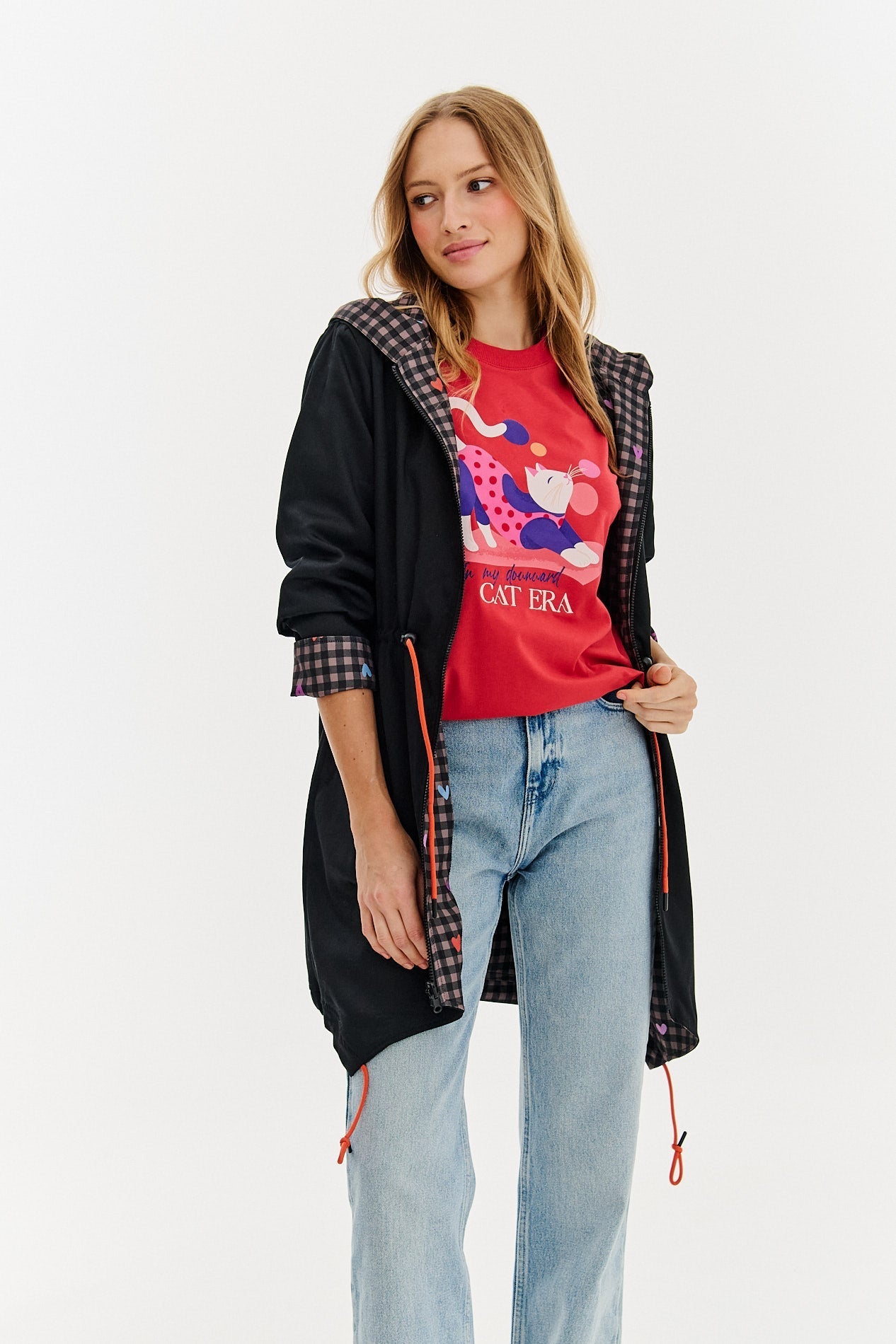 Parka dwustronna Pixel Love