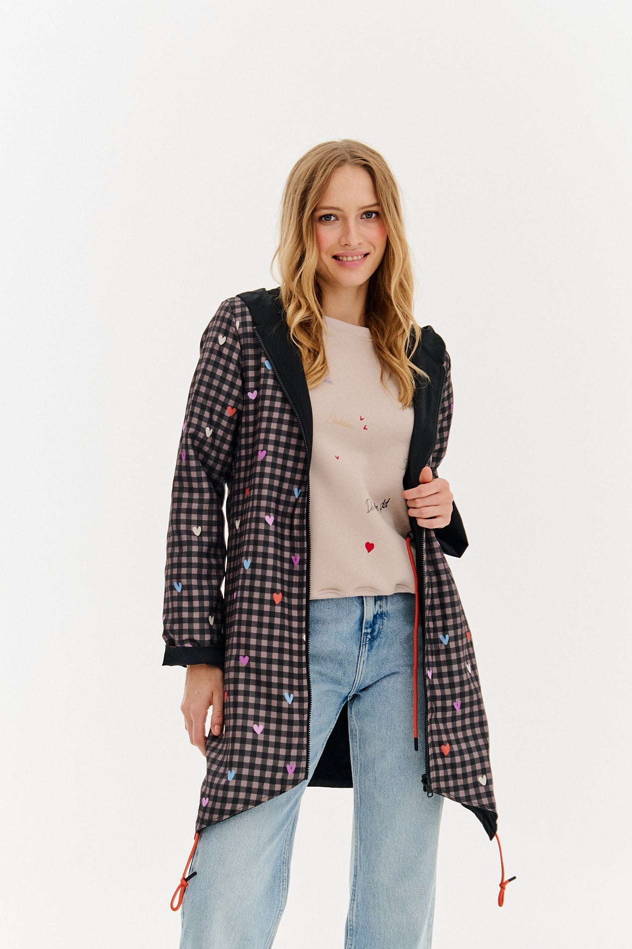 Parka dwustronna Pixel Love
