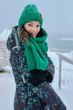 Czapka Puffy Emerald