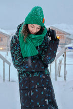 Czapka Puffy Emerald