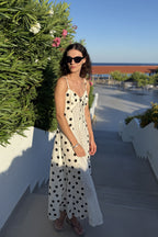 Sukienka maxi na ramiączkach Summer Dots