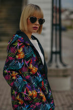 Kurtka dwustronna Violet Geo