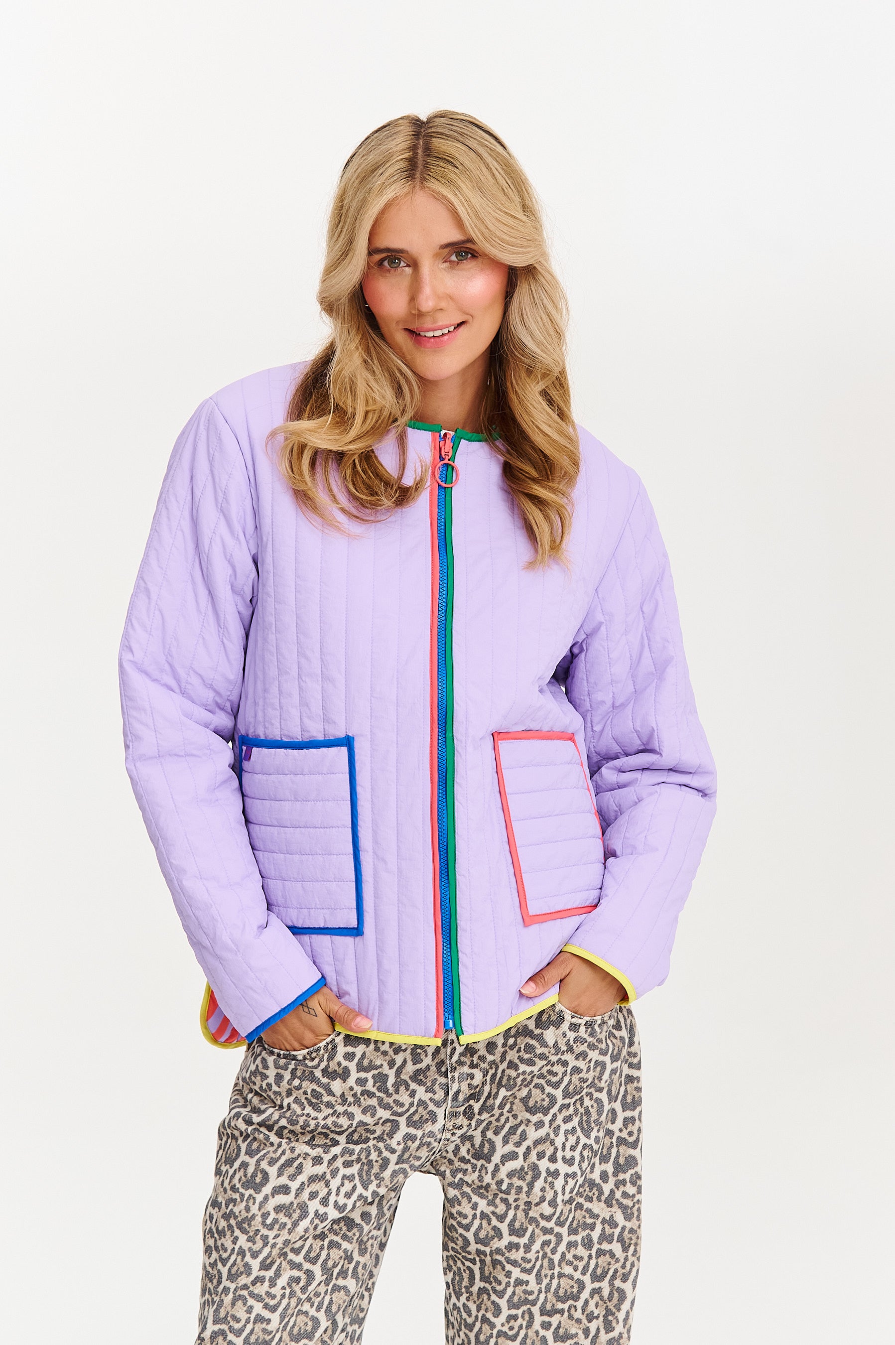 Kurtka dwustronna Poppy Lavender Dream